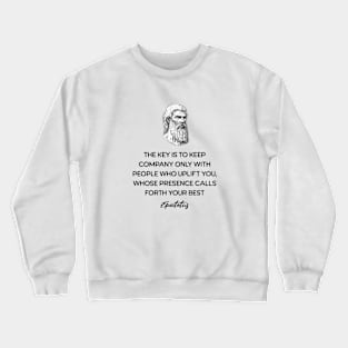 Epictetus Stoicism Quote Crewneck Sweatshirt